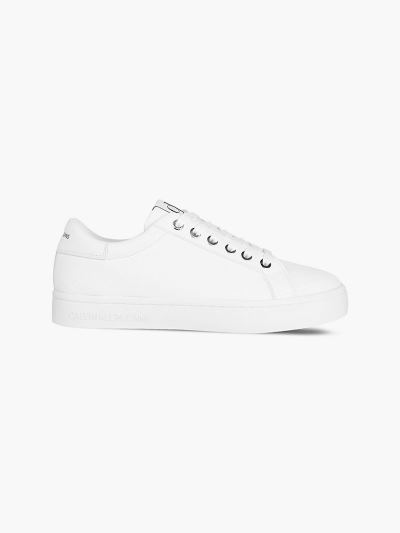 Calvin Klein Cipők HU227054 | Calvin Klein Logo Női Sportcipő Világos Fehér